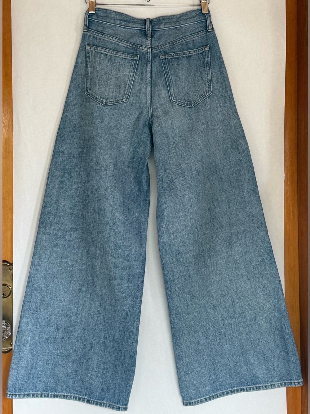 J. Crew Super Wide Leg Light Blue Women’s Jeans - Picture 2 of 3